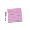 thumbnail image 3 of TIELUTT 10pc 3x3 Lightcolored Line Notes Direct Manufacturers Direct Index Stickers Tear Paper Brick Teacher Easel Large Size Notes Self Stick Easel Pad Small Notes Tabs Lined Note Pads 5x7, 3 of 8