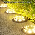thumbnail image 4 of Sunjoy Tech Solar Powered Ground Light 16 LEDs Outdoor Lawn Lights Waterproof Energy-Saving Garden Arrangement Landscape Lamp, 4 of 8