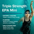thumbnail image 6 of GNC Triple Strength Fish Oil EPA 1000 Mini, 1000mg Omega 3, Mini Softgels, Supports Eye, Brain, Skin, Healthy Triglycerides, Heart, Joint, Coated to Control Fishy Burps, 45 Servings, 6 of 7