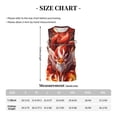 thumbnail image 4 of Naloa Red Leaf Flame Fox Basketball Jersey Reversible Men's Mesh Athletic Sports Shirts Training Practice S-4XLSmall, 4 of 6