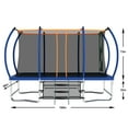 thumbnail image 5 of 8X14FT Trampoline for Kids and Adults,Large Rectangle Trampoline with Enclosure Net,Blue, 5 of 11