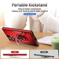 thumbnail image 5 of For Samsung Galaxy S25 Ultra 5G Case With 360° Rotation Metal Ring Holder【Magnetic Car Mount】Shockproof Rugged Full Body Protection Heavy Duty Dust/Drop Proof Cover Case​,Red,For Galaxy S25 Ultra 5G, 5 of 7