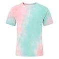thumbnail image 4 of JAJAHO Mens Crew Neck T Shirt Tie Dye Short Sleeve Graphic Tee Comfort Casual Daily Wear Summer Beach Shirts Stylish Tops, 4 of 4