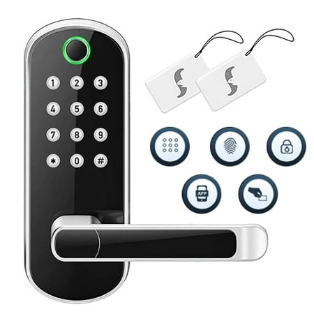 Fingerprint Door Lock, Smart Lock, Keyless Entry Biometric Door Lock with Keypad,Digital Electronic Bluetooth Door Lock for Home Apartment