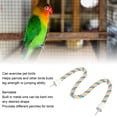thumbnail image 4 of Bird Rope Perch, Built In Wire Bendable Bird Swing Perch Toy Comfortable Grip  Cotton Rope Perch Easy To Use Climbing Bird Rope Toy For Cockatiels, 4 of 8