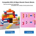 thumbnail image 4 of Classic Baseplates Building Plates for Building Bricks 100% Compatible with All Major Brands-Baseplate, 10" x 10", Pack of 16 (Multicolored), 4 of 7