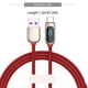 thumbnail image 5 of Matsuzay Cable de datos 5A 1.2m Pantalla digital 480Mbps Cable de carga rápida Rojo 40W Tipo 1 Rojo 40W Tipo 1 5Conjunto, 5 of 6