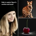 thumbnail image 4 of 2x1.5m/ 6.5x4.9ft Black Photo Backdrop Photography Background Screen with Adjustable Tripod Cross-Shaped Stand for Streaming Gaming Studio Photography, 4 of 8