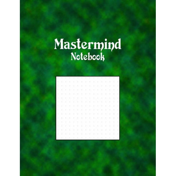 Mastermind Notebook: 1/4" Dotted Grid Graph Ruled, 144 Pages (Paperback)