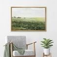 thumbnail image 4 of IDEA4WALL Framed Canvas Print Wall Art Green Meadow Hillside with Plants and Flowers Landscape Wilderness Oil Painting Impressionism Traditional for Living Room - 24"x36" Natural, 4 of 5