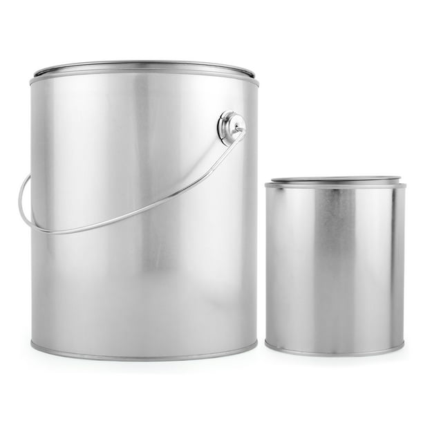 Empty Metal Paint Cans