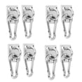thumbnail image 1 of 8 Sets Of Suspended Ceiling Wall Mount U-Shaped Hooks Hammock Hook Metal Base Plate with Hook, 1 of 8