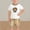 Khaki, variant on SGFCWSX Boys 2 Piece Outfits Summer Print Short Sleeve T Shirt Striped Elastic Waist Shorts Casual Set for Kids Black Size 12M