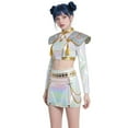 thumbnail image 3 of Girls pop Outfit Sets,Zoey Witch Girl Group - Pop Demon Singer Halloween Costume Stage Set Outfit M, 3 of 4