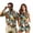 Colorful Daisy Print, variant on Funny Matching Couple Golf Outfits, Dachshund Print His and Hers Golf Shirts & Women's Tennis Dress Set, Quarter Zip Moisture Wicking Sports Apparel, Mr and Mrs Gifts for Summer Vacation