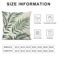 thumbnail image 6 of nygtbtfer  Outdoor Throw Pillow Covers for Patio Funitures Summer Green Decor Accent Pillows for Porch Bench Summer Tropical Forest Cushions White, 6 of 6