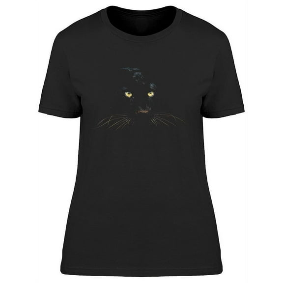 Black Panther In The Dark T-Shirt Women -Image by Shutterstock, Female Medium