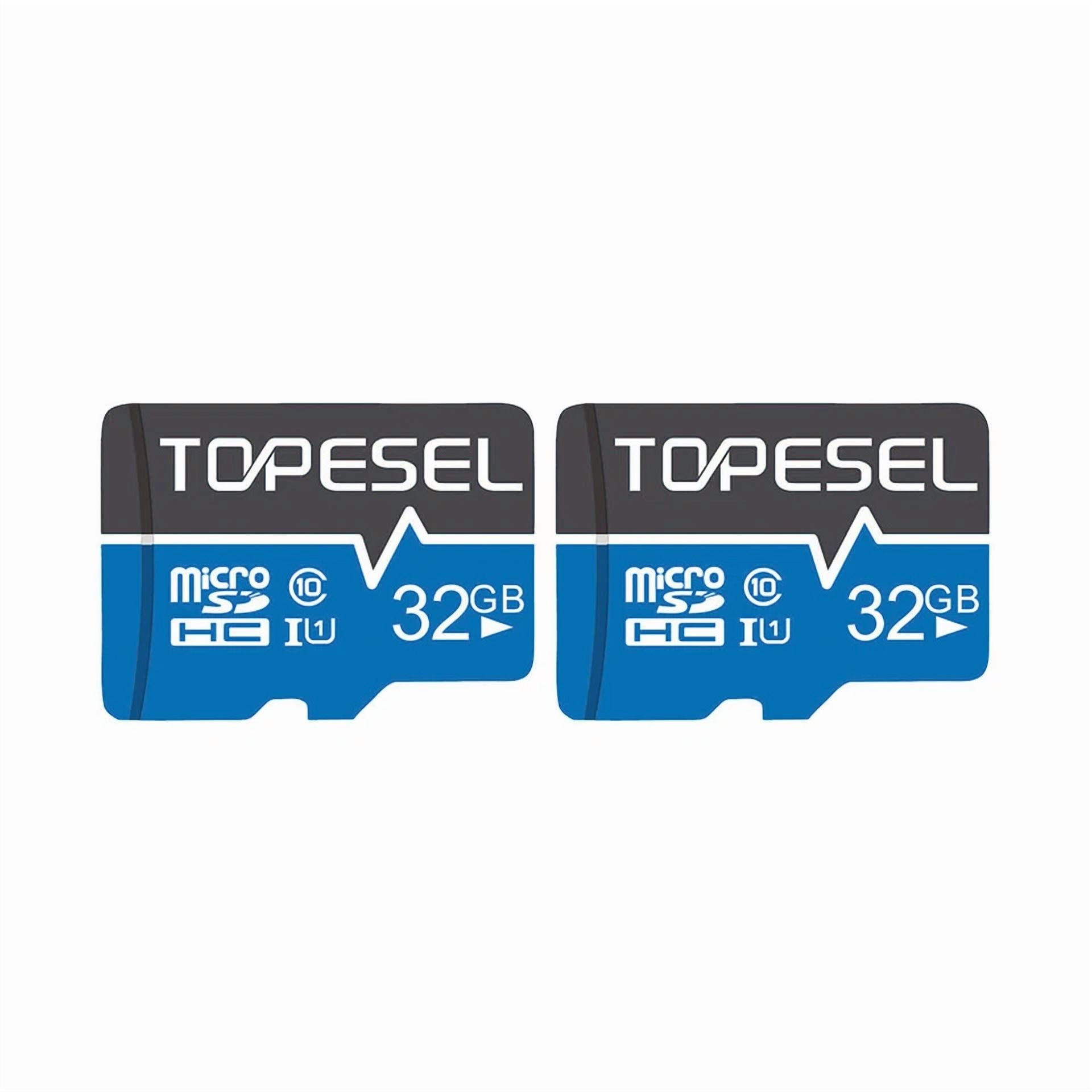CRESTIN- 2Pcs 32Gb Memory Tf Micro Sd Card Class10 High Speed Micro Sd For Camera Phone