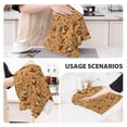 thumbnail image 3 of Sikiie Brown Mushrooms Waffle Weave Kitchen Dish Cloth,Super Absorbent Kitchen Dish Towels 16*26 Inches for Dish Rags Washing Dishes, Drying Dishes, 3 of 7