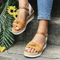 thumbnail image 2 of LEEy-World Slippers for Women Spring 2023 New European And American Fashion Rhinestone Butterfly Thick Bottom Large Wedge Slippers for Women Wedding, 2 of 4