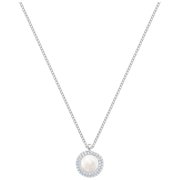 Swarovski Originally Pendant - White - Rhodium Plating