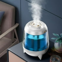 3500ml Cool Mist Humidifier with Aroma Diffuser, 3.5L Large Capacity USB Ultrasonic Quiet Humidifier for Bedroom, Night Light, Adjustable Mist, 35dB for Baby, Plants, Office