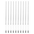 thumbnail image 1 of Shisuyan 10 Pcs Brochettes Plates en Acier Inoxydable Épaissies Réutilisables pour Barbecue en Plein Air, 1 of 8