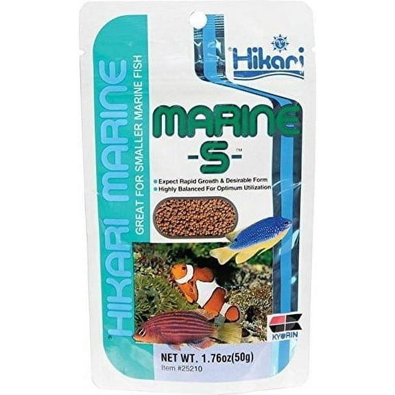 Hikari Marine S Pellet Fish Food 1.76 oz.