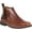 Redwood/Dark Brown, variant on DEER STAGS Mens Brown Goring Rockland Round Toe Chelsea 13 M