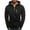Black, variant on SNOWSONG Baggy Hoodie Men Mens Jacket Men's Casual Long Sleeve Drawstring Hooded Sweatshirt Loose Zipper Cardigan Jacket Zip up Hoodie Men Big and Tall Hoodie Black L