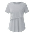 thumbnail image 6 of Floleo Women's Maternity Nursing Tops Short Sleeve Breastfeeding Top Nursing Shirts Casual Clothes, 6 of 6