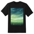 thumbnail image 2 of Plus Size Shirt for Women Black Tops for Women Short Sleeves Shirt for Women Night On The Prairie 3 T Shirt Crewneck Shirt for Women 5XL, 2 of 5