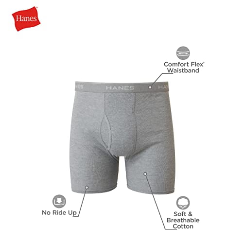 Mens Hanes Comfort Flex Fit Boxer Trunks 3 Pack Tagless Trunks