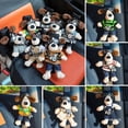 thumbnail image 2 of Nuevo protector de hombro para cinturón de seguridad de coche de peluche de Wallace y Gromit, bonito muñeco de peluche ajustable de dibujos animados, accesorios de decoración para coche, regalo, 2 of 5