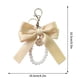 thumbnail image 3 of Fiudx Llavero con Cadena de Perlas, Elegante Diseño de Lazo y Cadena, Extensor Versátil para Correa de Bolso, Accesorio Moderno para Bolso, Regalo Elegante para Mujer, Tamaño Compacto, Fácil de Poner, 3 of 4