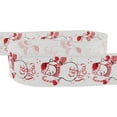 thumbnail image 5 of Northlight Snowman "Let It Snow" Wired Craft Christmas Ribbon 2.5" x 10 Yards, 5 of 5