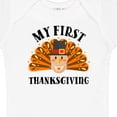 thumbnail image 4 of Inktastic My First Thanksgiving Cute Turkey Pilgrim Hat Boys or Girls Baby Bodysuit, 4 of 5