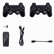 Retro Game Box with 2 Wireless Controllers, HD Plug & Play Gaming Set-64G M15