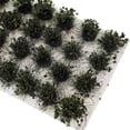 thumbnail image 3 of 28 Pcs Green Bushy Tufts Lowland Shrubs Tuft Terrain Model Kit Static Scenery Model DIY Miniature for Train Landscape Railroad Scenery Sand Military Layout Model War Gaming Terrain, 3 of 6