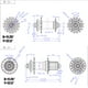 thumbnail image 4 of Eigraketly Cubo de rodamiento Palanca de liberación rápida Sin rebabas Suministros de ciclismo Instalación práctica Cubos de metal Eje de Ciclismo 32 orificios/liberación rápida, 4 of 6