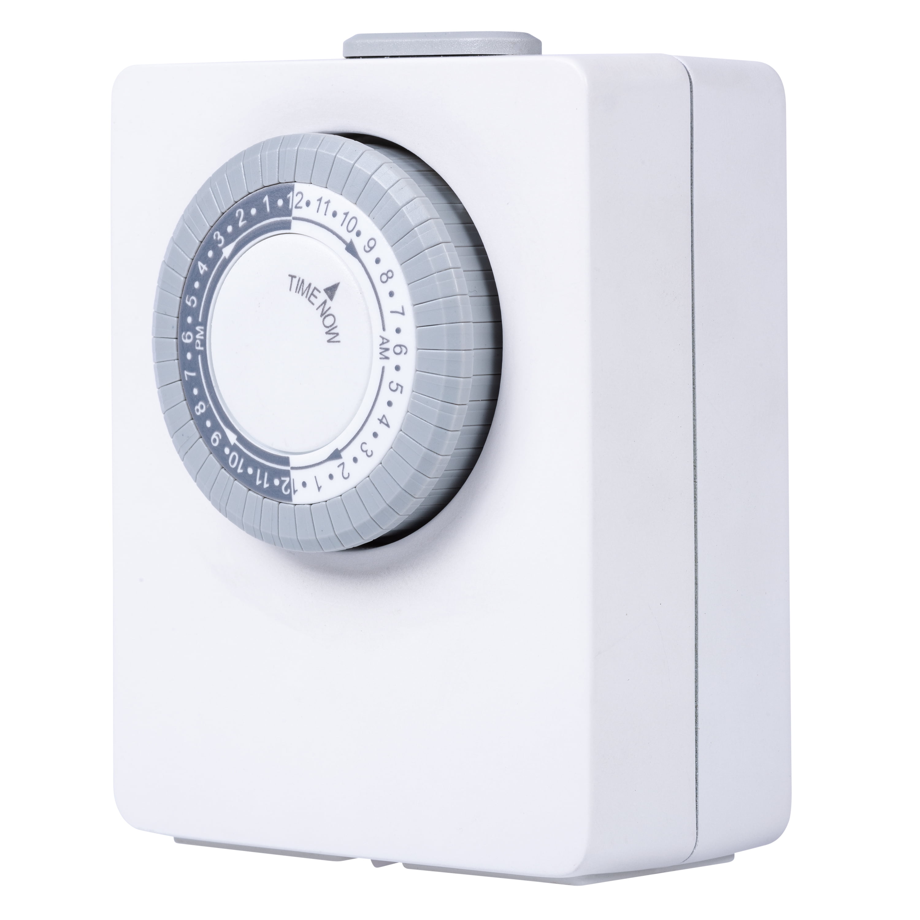 Hyper Tough Indoor Analog Timer, Double Grounded Outlet