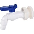 thumbnail image 1 of Kit de espiga para grifos TUNC con conector de mamparo hembra para acuarios y piscinas, 1 of 5