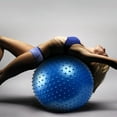 thumbnail image 3 of Yoga Ball Massage Ball Burst Fitness Ball Slip Resistant Pilates Exercise Ball Stability Ball for Balance Exercise Workout Core Training Quick Pump Included Balance Ball Desk Chair Gym Offi, 3 of 7