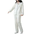 thumbnail image 1 of COM1950s Ensembles de Pyjama pour Femmes, Pyjamas pour Femmes, Mode Décontractée Ample en Flanelle à Manches Longues, Ensemble de Pyjama, Ensemble de Pyjama pour Femmes, 1 of 9