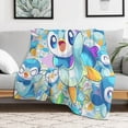 thumbnail image 4 of Piplup Blanket Super Soft Cozy Warm Plush Throw Blanket for Boys Girls Kids, Lightweight Fuzzy Flannel Blankets for Couch Sofa Bed Travel Camping Gifts 55"x70", 4 of 8
