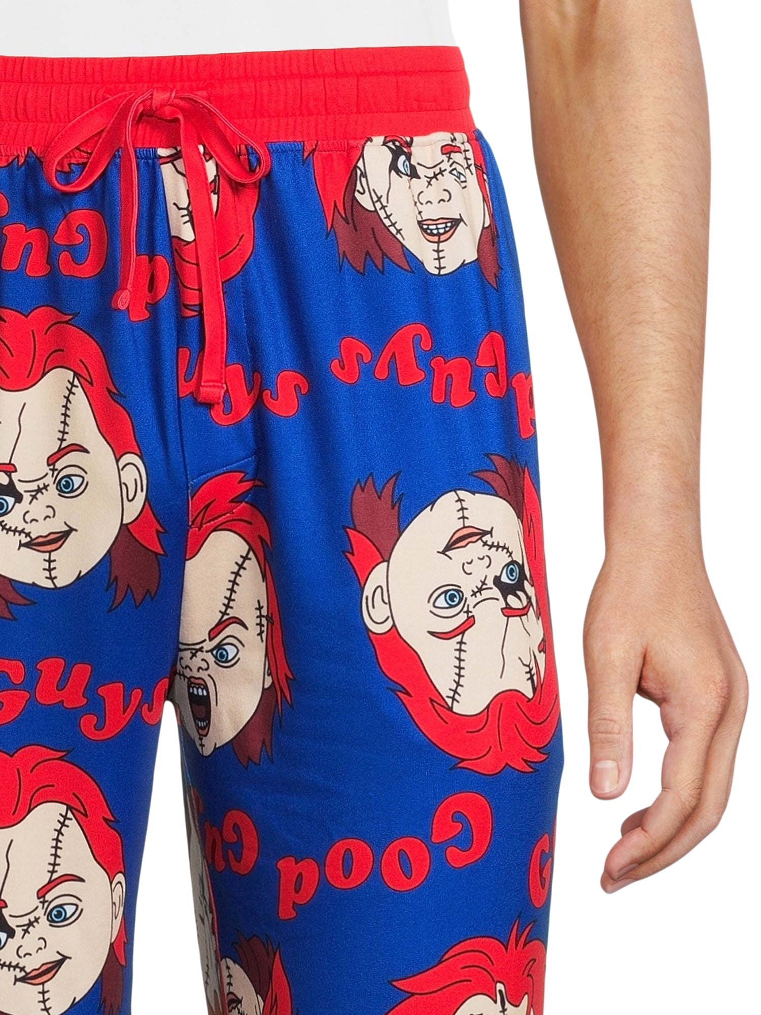 Chucky Good Guys Pattern Adult Men's Apparel, All Over Print Graphic Sleep Pant, Size S-2XL (Men's & Big Men's)