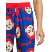 Chucky Good Guys Pattern Adult Men's Apparel, All Over Print Graphic Sleep Pant, Size S-2XL (Men's & Big Men's)
