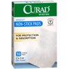 Curad Small Non-Stick Pads, For Wound Protection and Absorption, 2" X 3", 10 Count Box