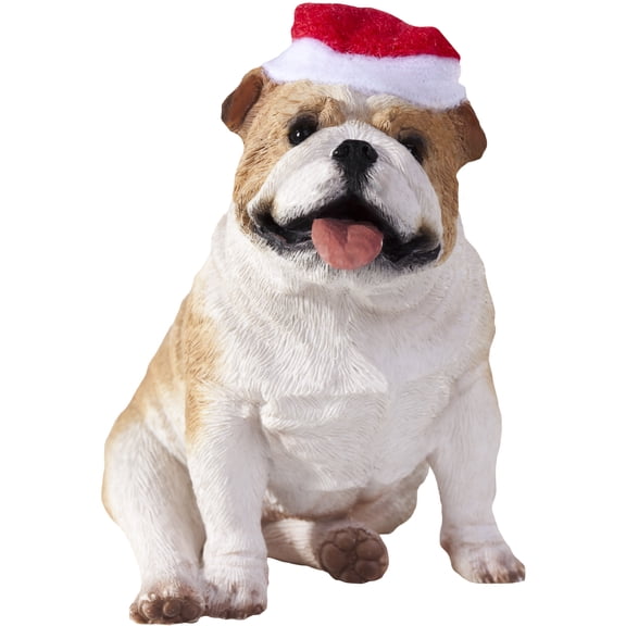 Sandicast Sitting Bulldog In Fawn Ornament