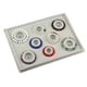 thumbnail image 1 of Tablero de diseño de pulsera Tablero de cuentas flocadas Pulsera Abalorios Organizador de joyas Diseño de bandeja Herramienta de artesanía DIY Cuentas de collar/Tablero de cuentas de pulsera, 1 of 8